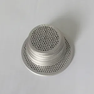 Filtre à mailles gravé de précision en acier inoxydable pour thé, disque filtrant en métal.