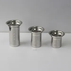 Stainless steel tea infuser filter precision mesh strainer set of three different sizes