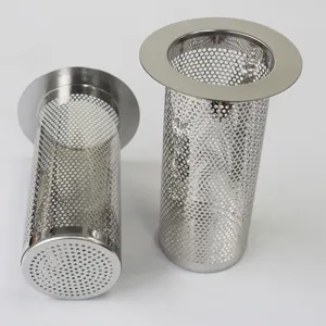 Edelstahl Sieb Filter fuer Abflussrohr und Wasserreiniger Zubehoer Ersatzteil Metall