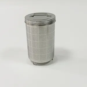 Panier à épices en acier inoxydable passoire à thé et filtre détails de cuisine pro