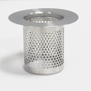 Edelstahlsieb Spülbecken Ablaufkorb Langlebiger Abflussfilter für Küchenkanalisation und Teesieb.