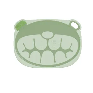 Household Double Sided TPU Cutting Board Cute Bear Shaped Anti-Mold Antibacterial Chopping Board For Kitchen Fruit Food