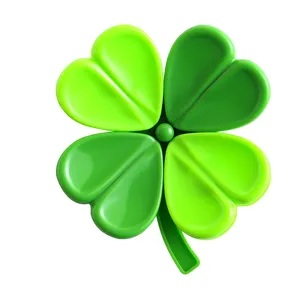 Green four-leaf clover magnetic sealing clip and fridge magnet, cute kitchen food storage gadget.