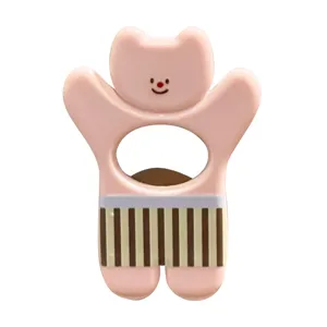Cute cartoon bear fridge magnet bottle opener portable creative beer opening tool