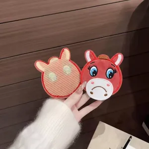 Simpatici adesivi per capelli a forma di cavallo rosso per lo styling della frangia