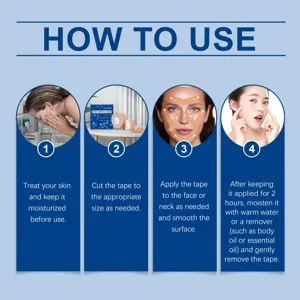 OUHOE anti-wrinkle face lifting tape for skincare and daily facial firming routine care.
