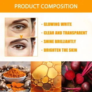 Crème visage éclaircissante au curcuma pour une peau éclatante et un teint unifié.