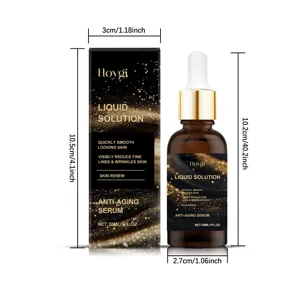 Siero viso anti-invecchiamento HOYGI con formula liquida per ridurre rughe e idratare la pelle.