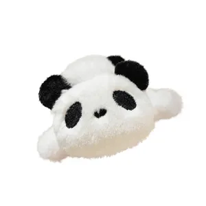 Pince à cheveux crabe panda en peluche douce et douce
