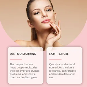 Hyaluronic acid moisturizing facial essence with deep hydration and light texture.