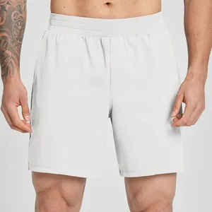 Men Sports Shorts Quick Dry High Elastic Nylon Spandex Basketball Running Workout Training Shorts With Pockets For Men