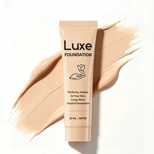 Farbwechselnde Grundierung SPF50 Langanhaltende Flüssige Foundation Feuchtigkeitsspendende Farbkorrigierende Make-up Basis Für Damen