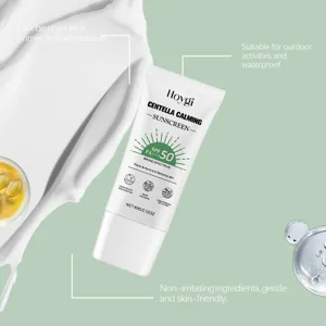 HOYGI creme solaire apaisante centella spf 50 pa++++ protection large spectre sensible