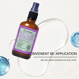 Spray solaire au suif de bœuf OceAura 100ml, hydratant et nourrissant pour usage extérieur.