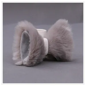 Lolita pince à cheveux oreilles de bête peluche mignon gris chat épingle cosplay accessoire