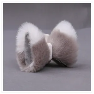 Mignonne pince à cheveux Lolita fausse fourrure oreilles d'animaux chat renard accessoire