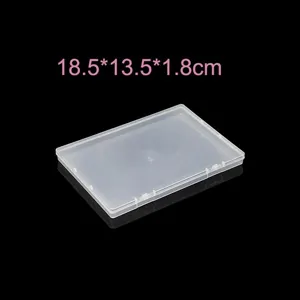 Vue détaillée de la boîte de rangement en plastique pour kit porte-clés DIY