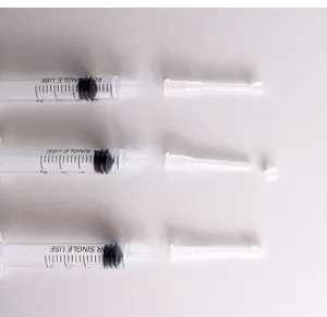 Transparent plastic syringe dispenser 2.5ml travel portable perfume tool scale design