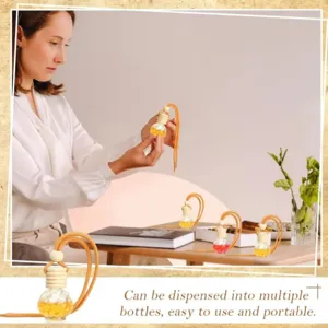 Car hanging perfume bottle essential oil diffuser portable dispensing container for auto interior