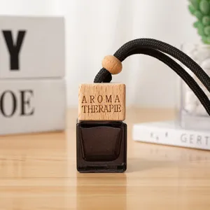 Car Air Freshener Perfume Bottle Essential Oil Diffuser Hanging Ornament Decor 8ml