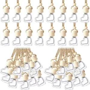 Hartvormige Glas Auto Parfumlfles Essentiële Olie Diffuser Hanger Met Houten Dop En Hangend Touw Voor Auto Interieur