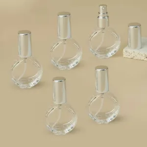 10ml γυάλινο μπουκάλι αρώματος ψεκαστήρας στρογγυλό βαζάκι σπρέι για ταξίδι και δείγματα