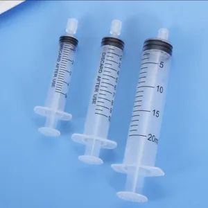 Plastic perfume refill syringes set with clear measurement scales for precise dispensing tools.