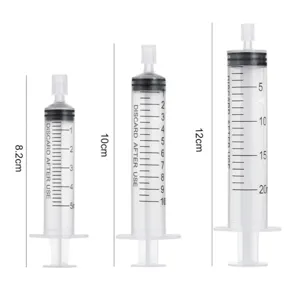 Refillable perfume dispenser syringe tool set with clear scale marks for easy liquid transferring.