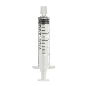jeringa decantadora de perfume de plástico de 5ml dispensador de escala clara portátil