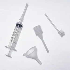 Set di estrattore a siringa per profumo da 5 ml e imbuti per oli essenziali pratici.