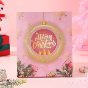 Festive pink Christmas DIY bracelet Advent calendar with 24-grid blind box design