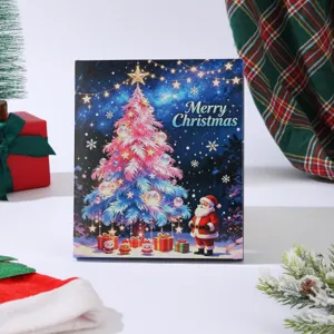 Detailed macro view of the DIY Christmas Advent calendar bracelet bead gift box set
