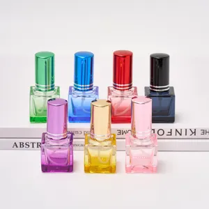 8ml χρωματιστό γυάλινο μπουκάλι αρωματος σπρέι φορητό άδειο δοχείο δειγμάτων καλλυντικών