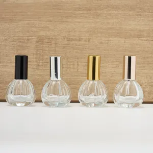15ml γυάλινα μπουκάλια αρώματος κολοκύθας ταξιδιού κενό δοχείο καλλυντικών κουτί