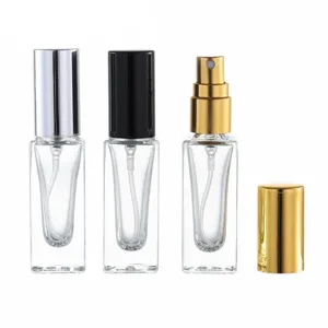 5ml τετράγωνο γυάλινο άδειο μπουκάλι ψεκασμού αρώματος λεπτομέρεια, μίνι διανομέας.