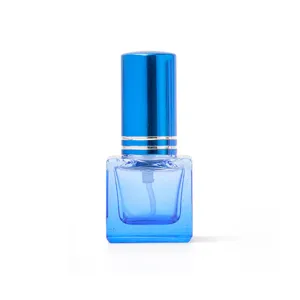 8ml διαβαθμισμένο μπλε γυάλινο μπουκάλι σπρέι αρώματος λεπτομέρεια καλλυντικών