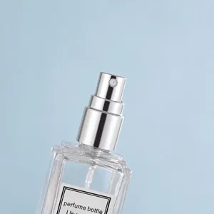 Portable glass perfume spray bottle 10ml 30ml refillable cosmetic dispenser pump nozzle