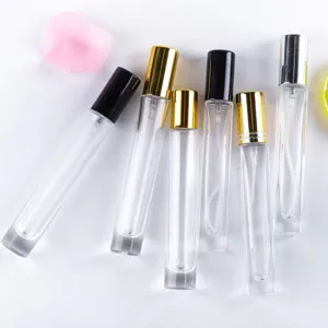 10ml φορητοί γυάλινοι αρωματοποιοί άδειοι ταξιδιού καλλυντικά μπουκάλια ψεκασμού δειγμάτων