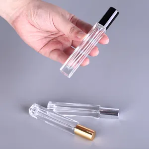 Γυάλινο μπουκάλι ψεκασμού αρώματος 10ml φορητό κενό δοχείο δείγματος καλλυντικών ταξιδιού