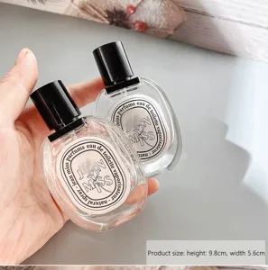Frasco atomizador de perfume de vidrio portátil, botella spray cosmética de 30ml.