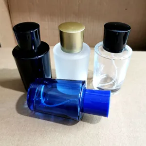 50ml glass perfume spray bottle empty refillable cosmetic container for travel daily use