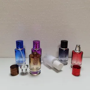 30ml γυάλινο μπουκάλι σπρέι αρωμάτων κενό επαναγεμιζόμενο για δείγμα καλλυντικών