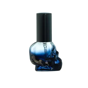 8ml totenkopf glas parfümzerstäuber tragbarer kosmetikbehälter nachfüllbare flasche