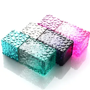 25ml Farbverlauf Glas Parfüm Zerstäuber Flasche mit einzigartigem Textur Design für bulk