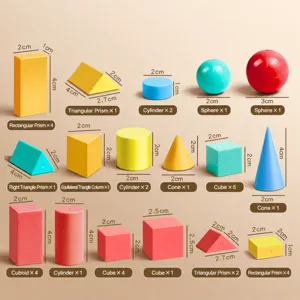 Mathematik Dreidimensionale Geometrische Formen Lehrmittel Set Kunststoff Feste Geometrie Modelle Lernspielzeug Für Kinder Lernen