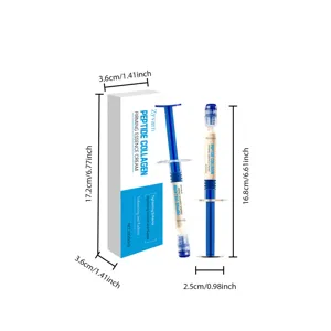 Zyvarn peptide collagen firming essence cream with syringe dispenser for face anti aging care.