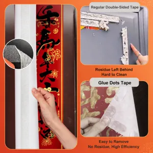 Double-sided mesh cloth adhesive tape for spring couplets, trace-free, easy to tear