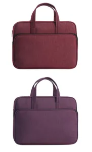 Durable laptop briefcase handbag business waterproof large capacity stylish work bag