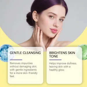 Detergente viso delicato con formula idratante per una pelle luminosa e pulita ogni giorno.