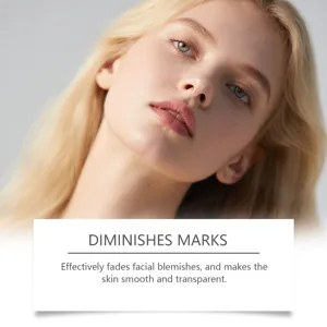 Masque visage peel-off au collagène HOYGI détail, nettoyage doux et hydratation pour la peau.